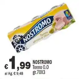 Primo Prezzo Nostromo Tonno all'Olio di Oliva offerta