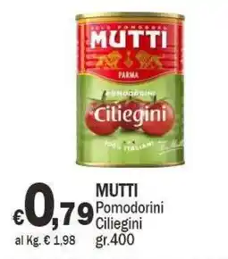 Primo Prezzo Mutti Pomodorini Ciliegini offerta