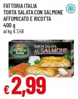 Famila Superstore Torta salata al salmone con salmone affumicato e ricotta offerta