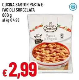Famila Superstore Cucina Sartor pasta e fagioli surgelata offerta