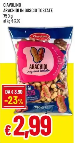 Famila Superstore Ciavollino arachidi in guscio tostate offerta