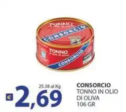 Supermercati Bruscoli Tonno in olio di oliva Consorcio offerta