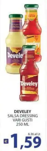 Supermercati Bruscoli Develey salsa dressing vari gusti offerta