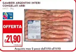Pan Gamberi argentini interi congelati Arbi offerta