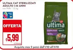Pan Ultima cat sterilizzati adulto offerta