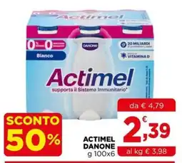 Gran mercato Actimel Danone Bianco offerta