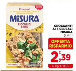 Gran mercato Crocchanti ai 5 cereali Misura offerta