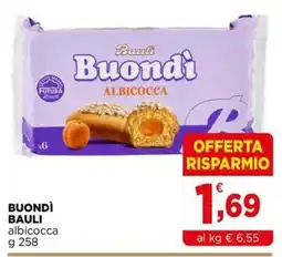 Gran mercato Buondì Bauli albicocca offerta