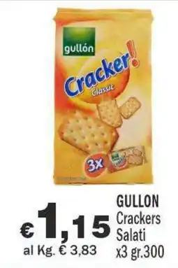 Primo Prezzo Gullón Crackers Salati offerta