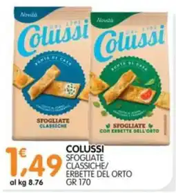 Le Delizie del Sud Colussi sfogliate classiche/erbette dell'orto offerta