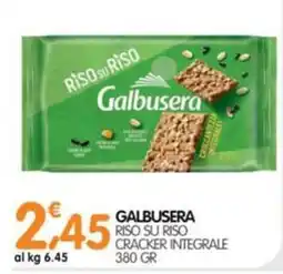 Le Delizie del Sud Galbusera Riso su Riso Cracker Integrale offerta