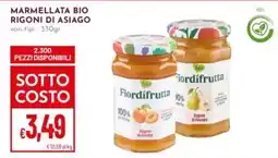 Pan Marmellata bio Fiordifrutta Rigoni di Asiago offerta