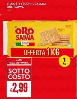 Pan Biscotti secchi classici Oro Saiwa offerta