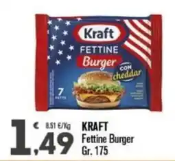Punto é market Kraft Fettine Burger offerta