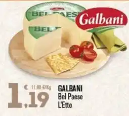 Punto é market Galbani Bel Paese offerta