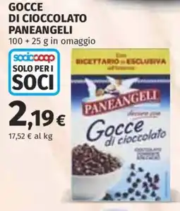 Coop Superstore Gocce di cioccolato Paneangeli offerta