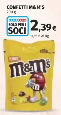 Coop Superstore Confetti M&M's Peanut offerta