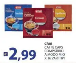 Supermercati Bruscoli Crai Caffè Caps offerta