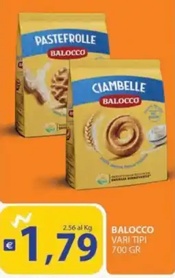 Supermercati Bruscoli Balocco vari tipi offerta