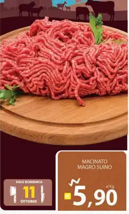 Supermercati Bruscoli Macinato magro suino offerta