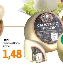 Madis Caciotta di Norcia all'etto offerta