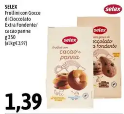 Madis Selex Frollini con Gocce di Cioccolato Extra Fondente/cacao panna offerta