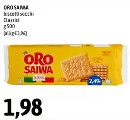 Madis Biscotti secchi Classici Oro Saiwa offerta