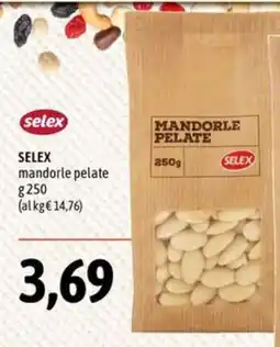 Madis Selex mandorle pelate offerta