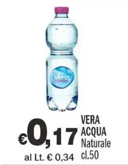 Primo Prezzo Vera Acqua Naturale offerta
