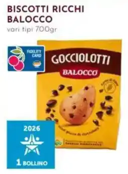 Pan Biscotti ricchi Gocciolotti Balocco offerta