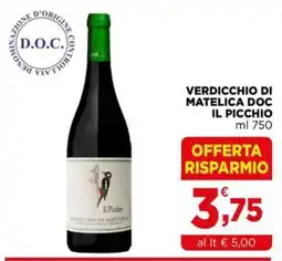 Gran mercato Verdicchio di Matelica DOC Il Picchio offerta