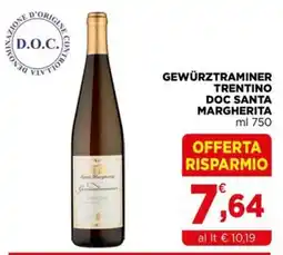 Gran mercato Gewürztraminer Santa Margherita offerta