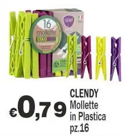 Primo Prezzo Clendy mollette in plastica offerta