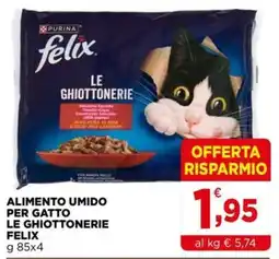 Gran mercato Alimento umido per gatto le ghiottonerie felix offerta