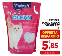 Gran mercato Lettiera magic clean vitakraft offerta