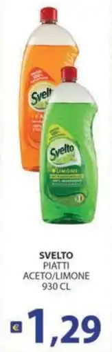 Supermercati Bruscoli Svelto piatti aceto/limone offerta
