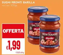 Pan Sughi pronti Barilla offerta