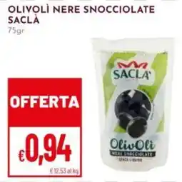 Pan Olivoli nere snocciolate Saclà offerta