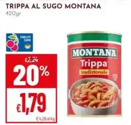 Pan Trippa Montana offerta
