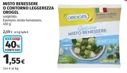 Coop Superstore Contorno misto benessere Orogel offerta
