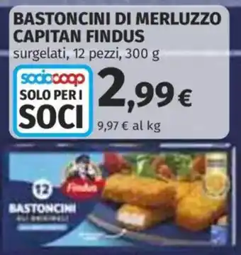 Bastoncini di merluzzo Capitan Findus
