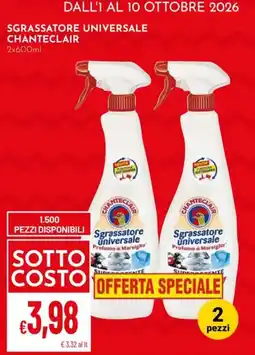 Pan Sgrassatore universale Chanteclair offerta