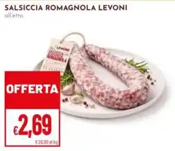 Pan Salsiccia romagnola Levoni offerta