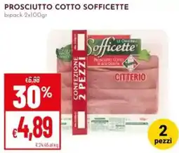 Pan Prosciutto cotto Sofficette offerta