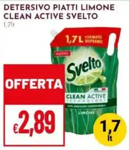 Pan Detersivo piatti limone Svelto Clean Active offerta
