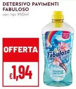 Pan Detersivo pavimenti Fabuloso offerta