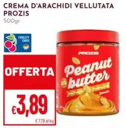 Pan Crema d'arachidi vellutata Prozis offerta