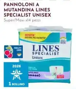 Pan Pannoloni a mutandina lines specialist unisex offerta