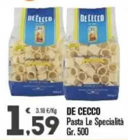 Punto é market De Cecco Pasta Le Specialità offerta