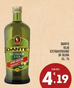 Punto é market Dante olio extravergine di oliva offerta